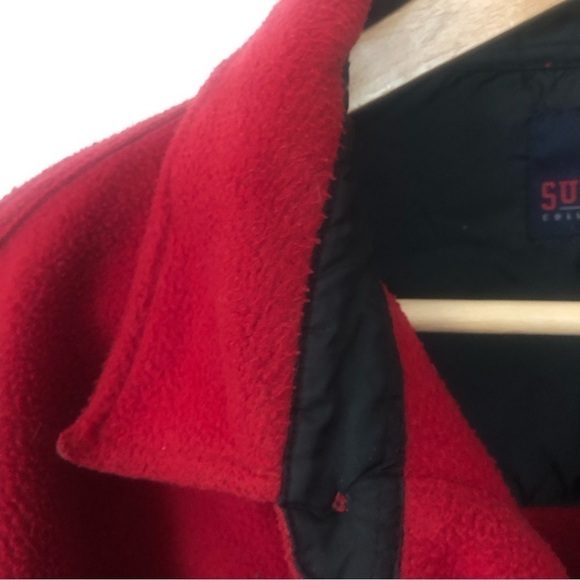 Fleece Button Down Utility Shirt Jacket Shacket  Large - Picture 6 of 7